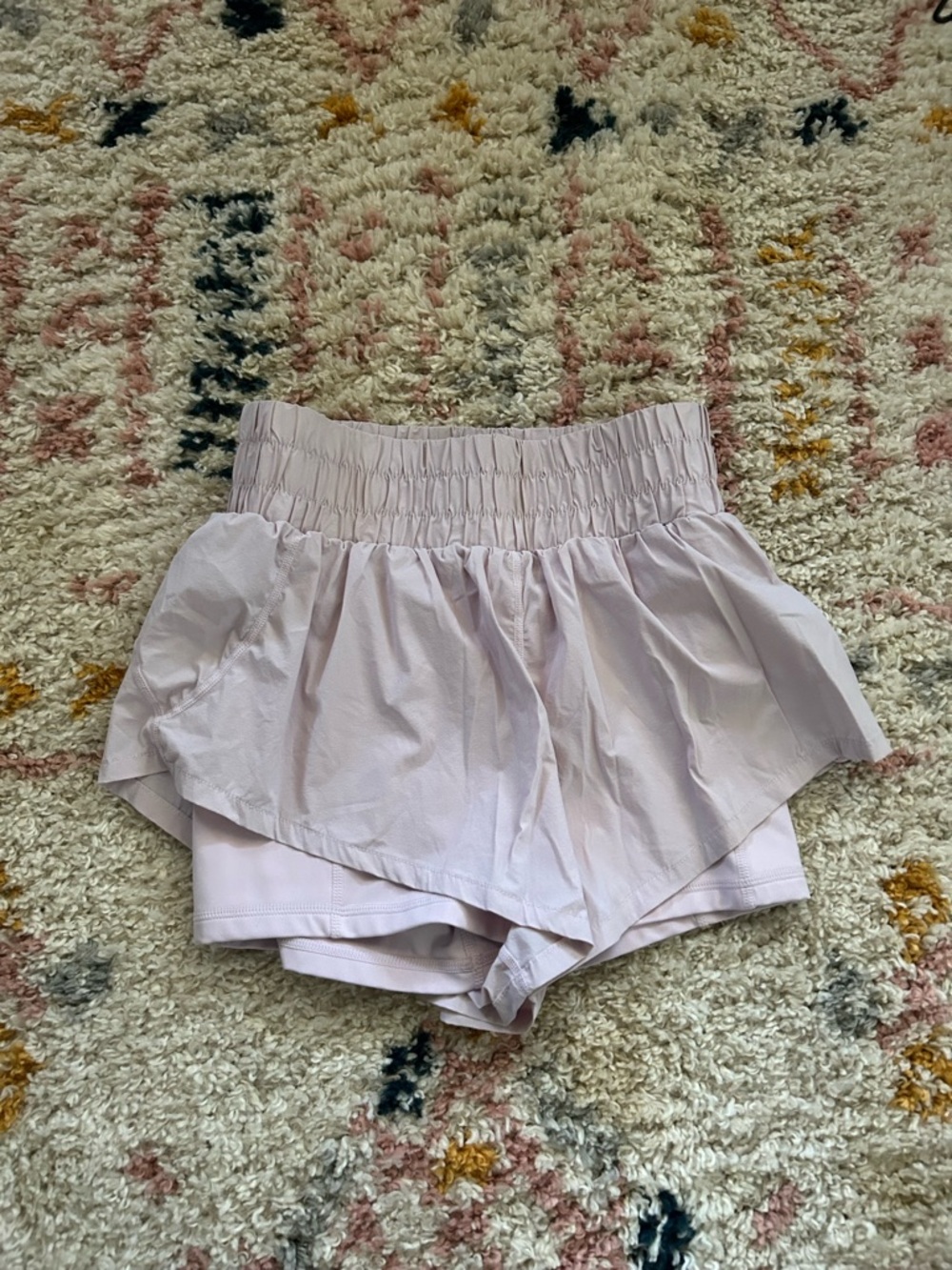 Popflex purple lavender‎ high waisted shorts XXS